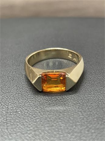 14kt Yellow Gold Citrine Ring