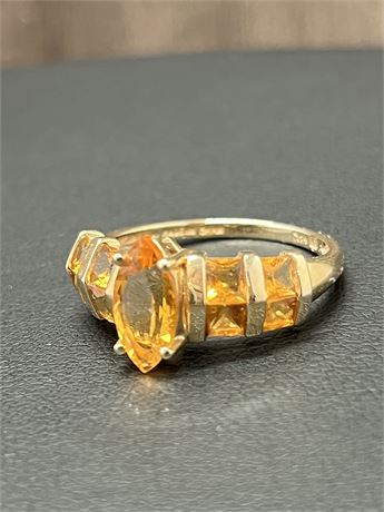 14kt Gold Citrine Ring