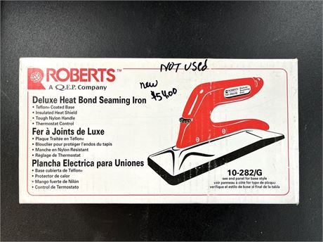 Roberts Deluxe Heat Bond Seaming Iron