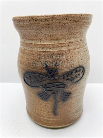 Eldreth Pottery Dragonfly Small Crock