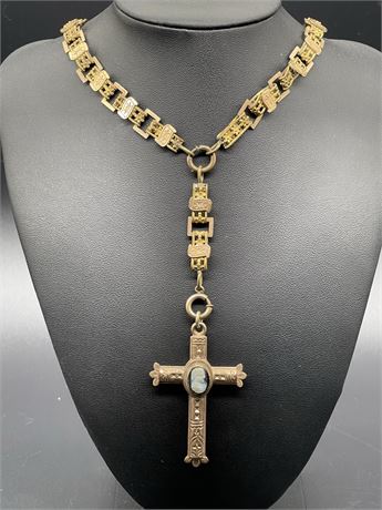 Crucifix with Cameo