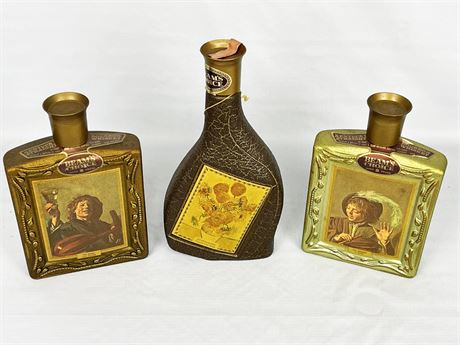 Three (3) Modern Masters Decanters