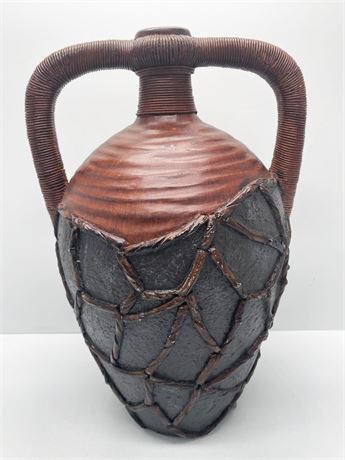 Double Handled Pottery Vase/Jug