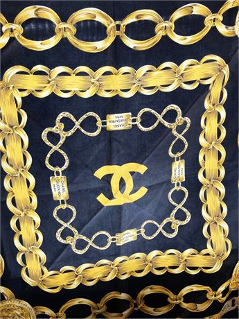 Chanel Silk Scarf 1