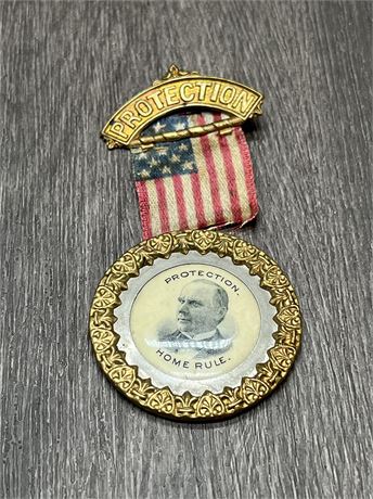 Late 1800s Protection Home Rule Pin