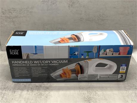 NEW Easy Home Handheld Wet/Dry Vacuum