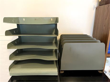 Metal Industrial File Trays