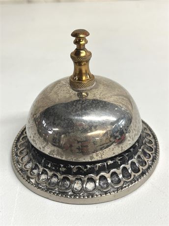 Antique Victorian Hotel Front Desk Bell