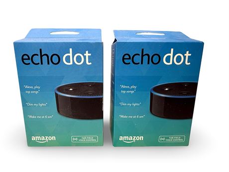 NEW Echo Dots 2nd Generation (Lot of 2)