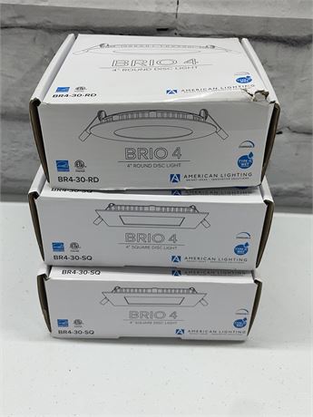 Three (3) BRIO 4 Lights