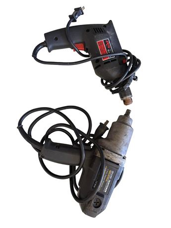Skil Hammer Drill and Craftsman Impact Wrench