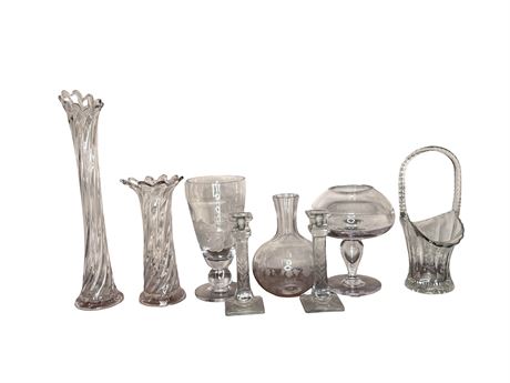 Antique/Vintage Crystal and Glass Decoratives