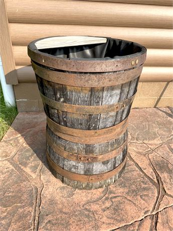 Whiskey Barrel Planter
