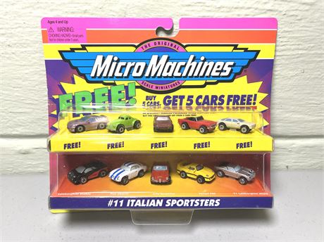 NIB Vintage Micro Machines Italian Sportsters