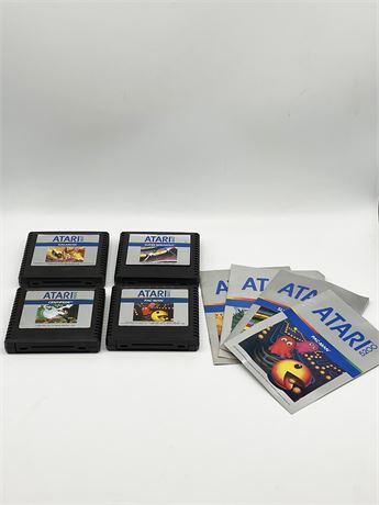 Four (4) Atari 5200 Games