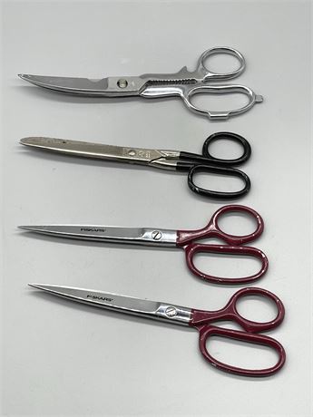 Four (4) Pairs of Scissors