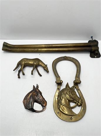Metal Horse Decoratives