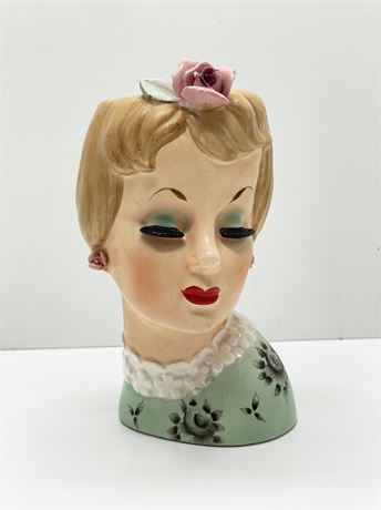 Relpo Lady Head Vase