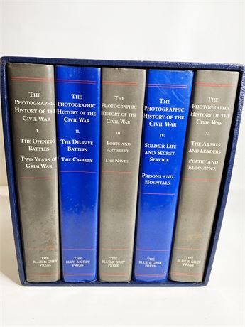 The Photographic History of the Civil War, Volumes 1 - 5