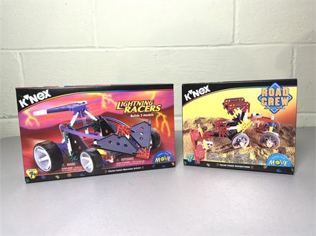 NIB Vintage K'NEX Lightning Racers and Road Crew