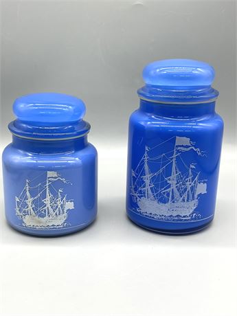 Nautical Glass Jars