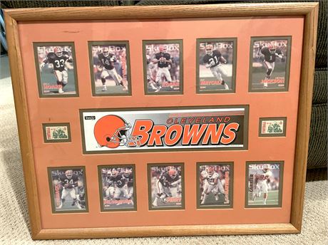 Cleveland Browns Framed Cards and Collectibles
