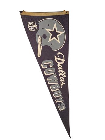 Vintage Dallas Cowboys Felt Pennant