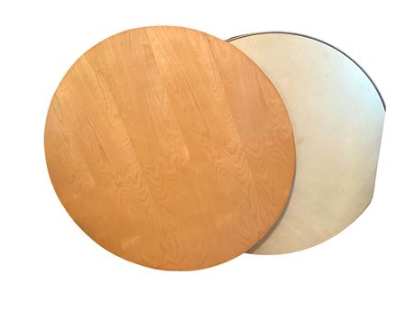 Round Folding Tables (x2)