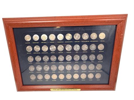 2008 Framed Collection of United States Quarters