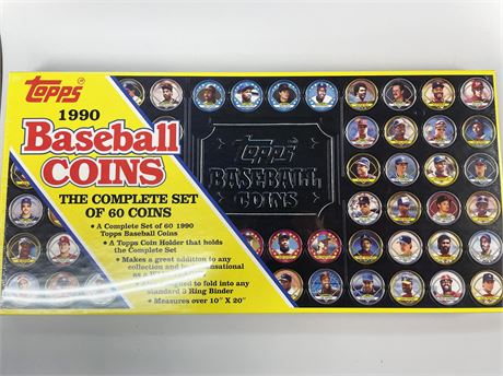 SEALED 1990 Topps Baseball Coin Set