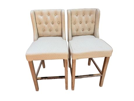 Matching Upholstered Bar Stools