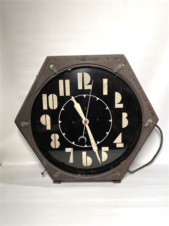 Vintage Industrial Clock