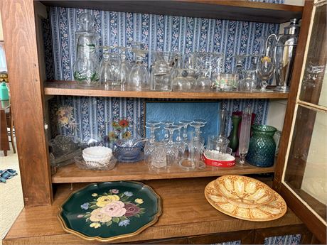 Glass, Crystal and Decorative Lot