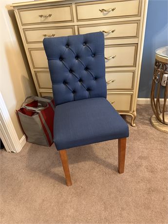 Blue Upholstered Chair