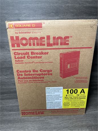 SQUARE D 100A Circuit Breaker Box