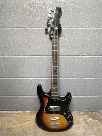 Vintage Sunburst Electric Bass Guitar