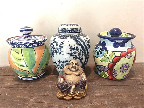 Art Pottery Ginger Jars