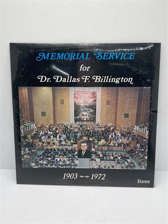 SEALED Memorial Service Dallas Billington