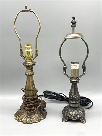 Metal Table Lamps Lot 3