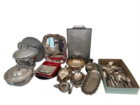 Flatware and Metal Lot