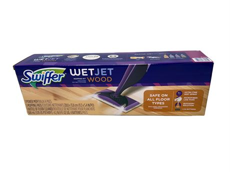 NEW Swiffer WetJet Wood Floor Mopping Starter Kit