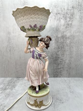Ardalt Hand Painted Porcelain Table Lamp