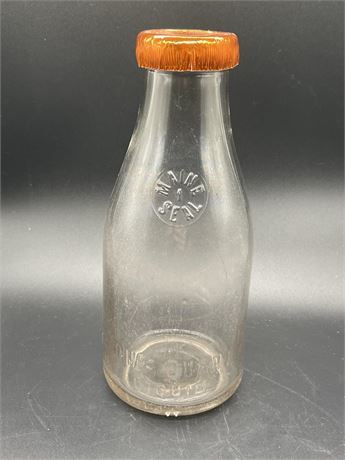 Maine Seal Milk Bottle