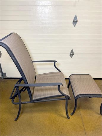 Outdoor Patio Chair and Stool