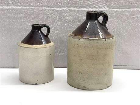 Two (2) Stoneware Jugs