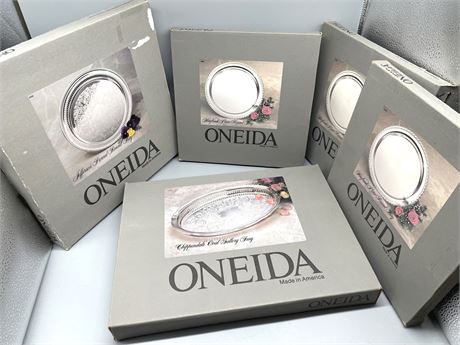 Oneida Silverplate Trays