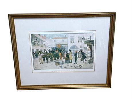 A. Ludovici "The Meeting of Pip and Estella in the Inn Yard"