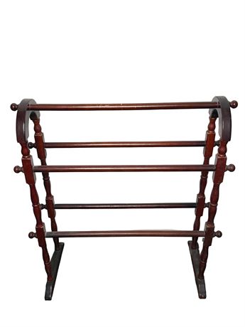 Antique Wood Quilt Stand