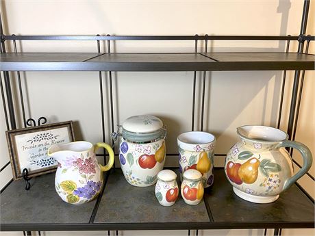 Fruit and Floral Kitchen Ware