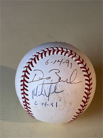 Signed Indians Baseball - 6/14/91